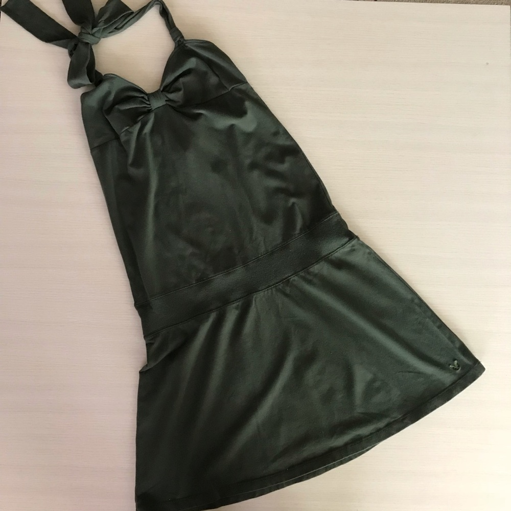 American Eagle Halter Dress Tie Neck Spring WFH